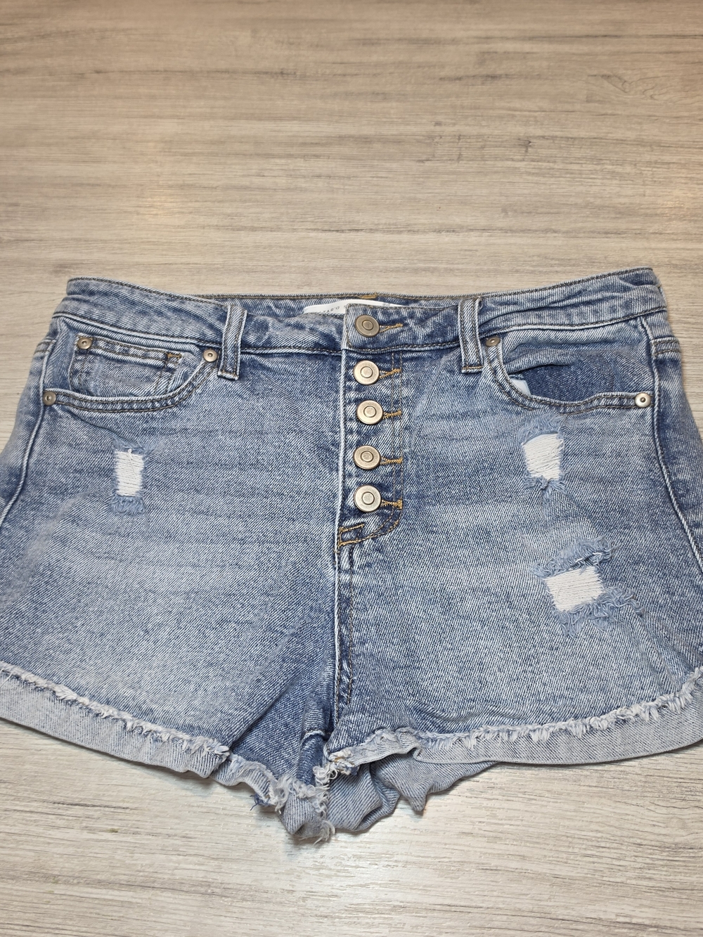 Altar'd State High Rise Blue Jean Shorts Women's Size 29
